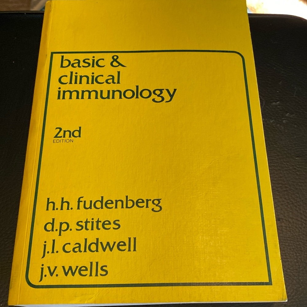 Basic and Clinical Immunology Second Edition